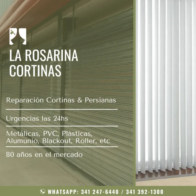 Trabajo de reparación de cortinas y persianas